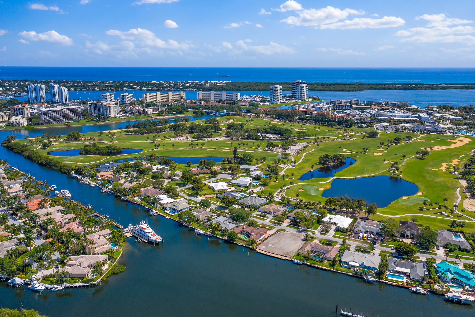 South Florida coastal beach scenery