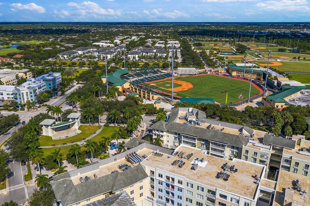 Abacoa Town Center and surrounding community in Jupiter Florida