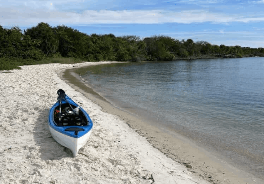 Kayaking through natural Florida waterways