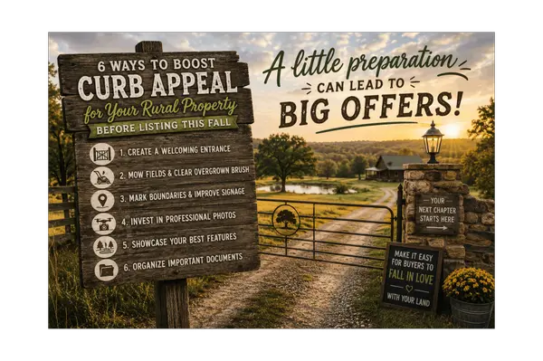 Before the For Sale Sign Goes Up: 6 Ways to Get Your Rural Property Fall Market Ready