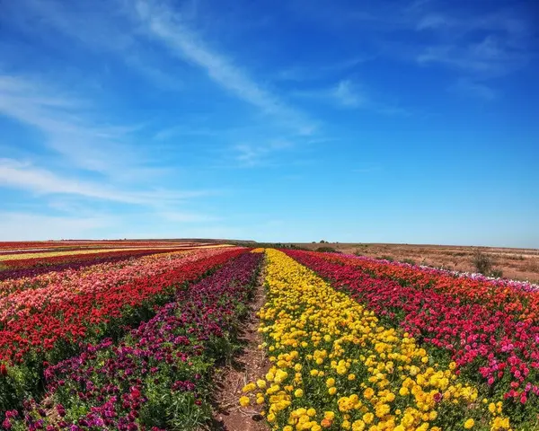 Carlsbad Flower Fields in bloom