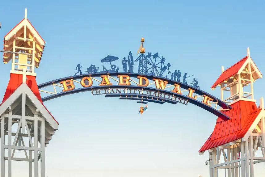 boardwalk sign