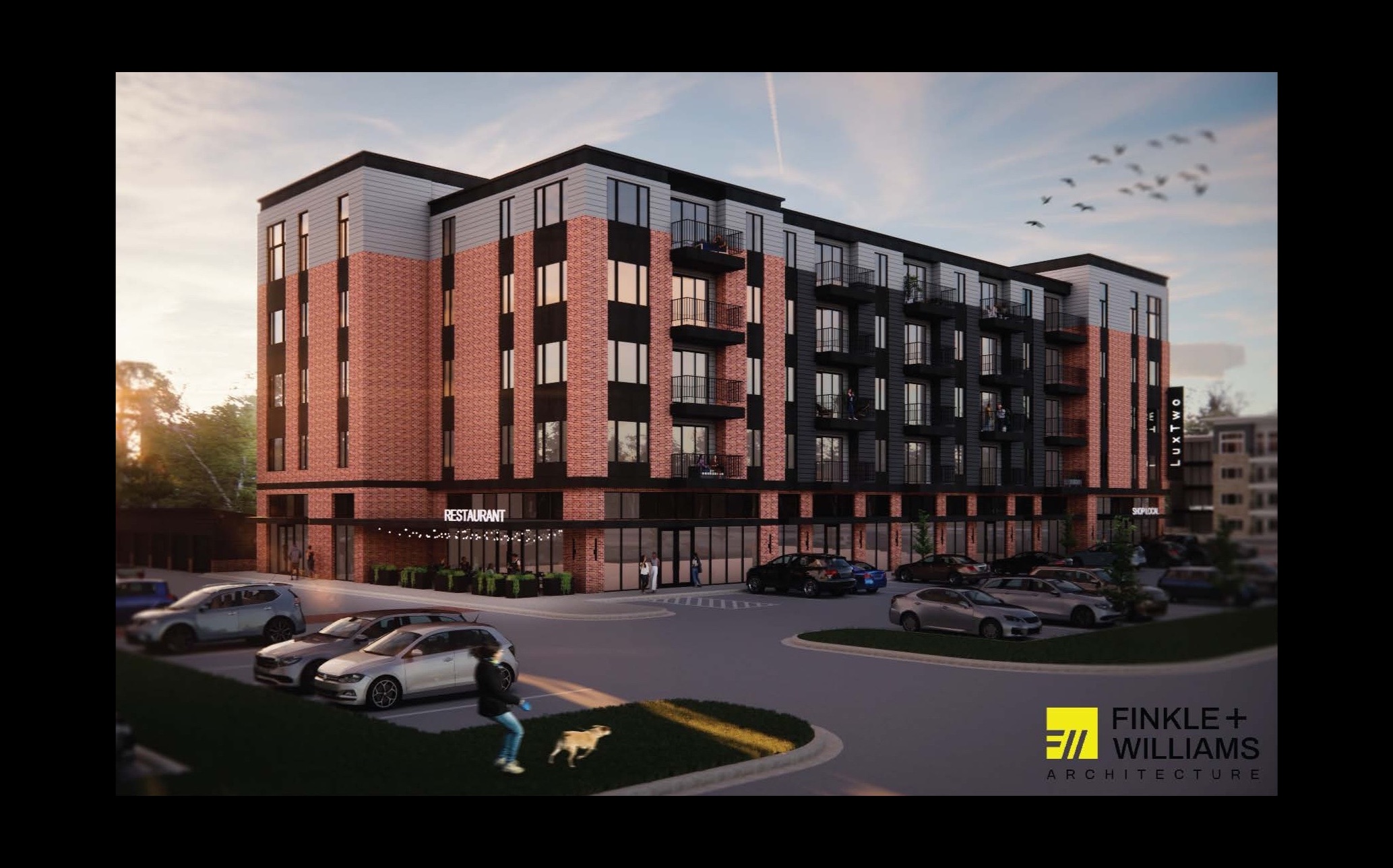 MajorLux II apartments, retail and a grocery anchor