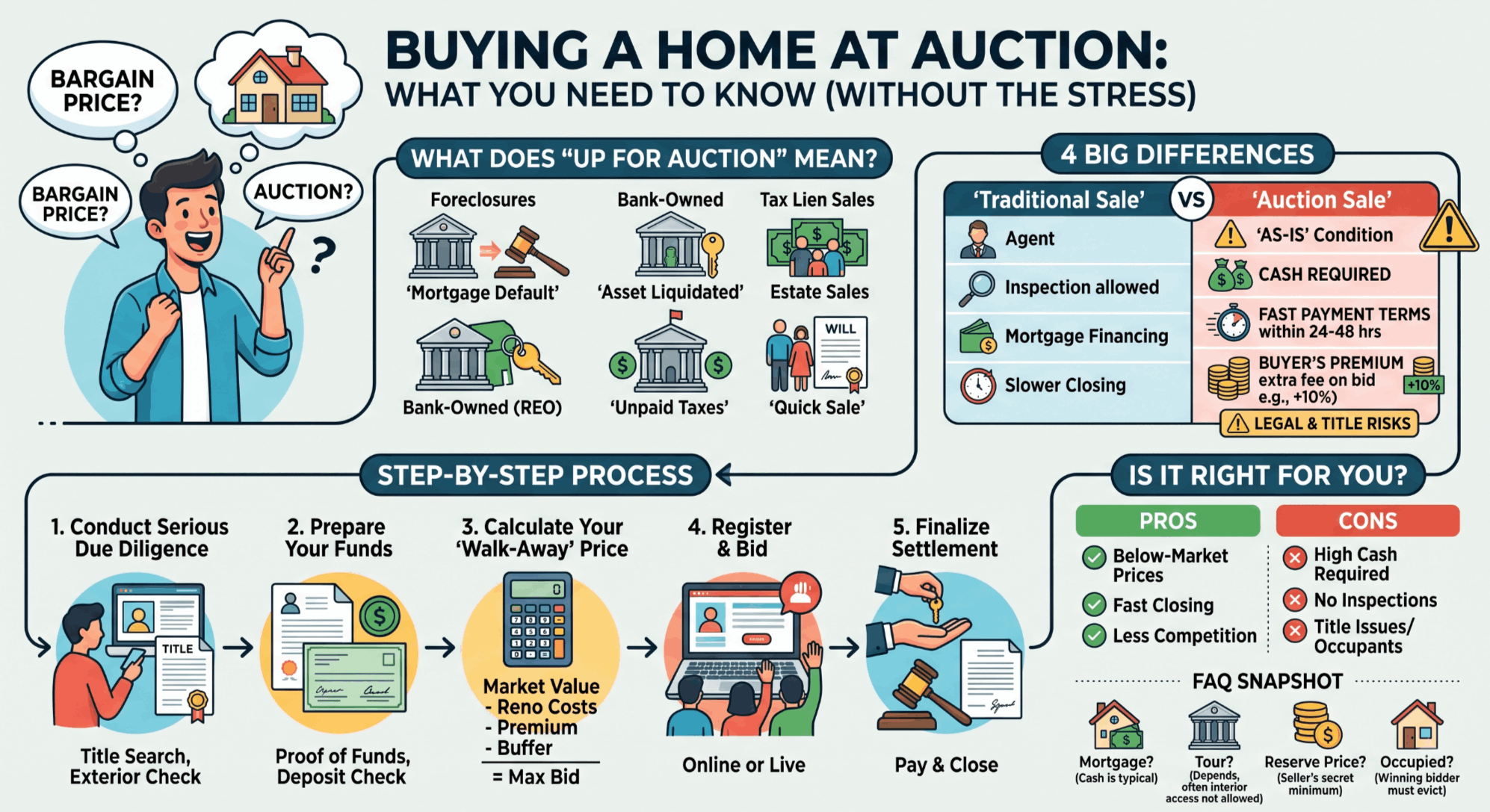 How to Buy an Aution Home Step by Step