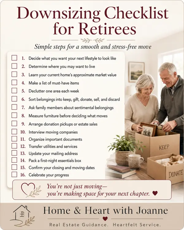 feature image of Downsizing for Retirement: Tips for a Smooth and Stress-Free Move