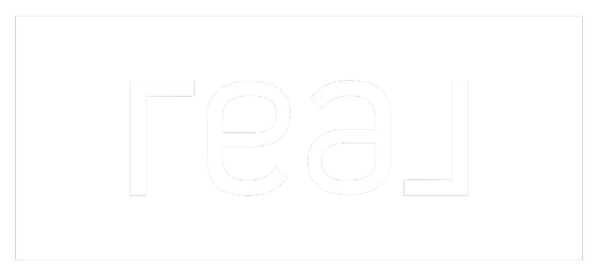 Real Logo Outline White