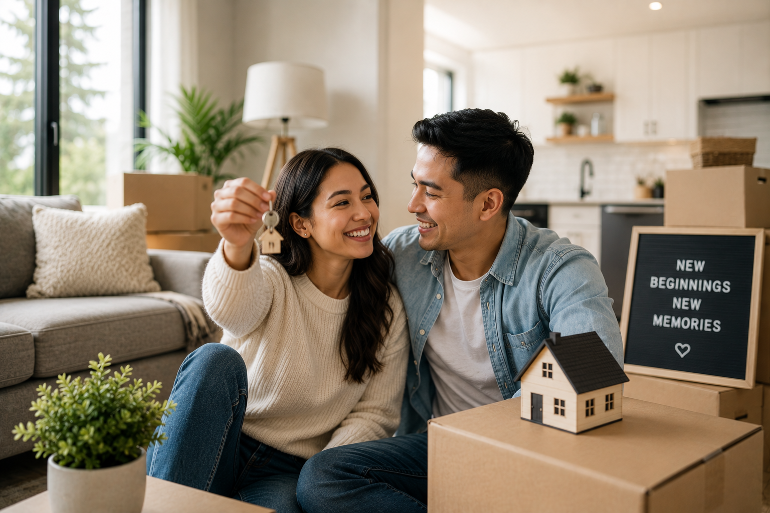 First-time homebuyer in a beautiful Alaska home