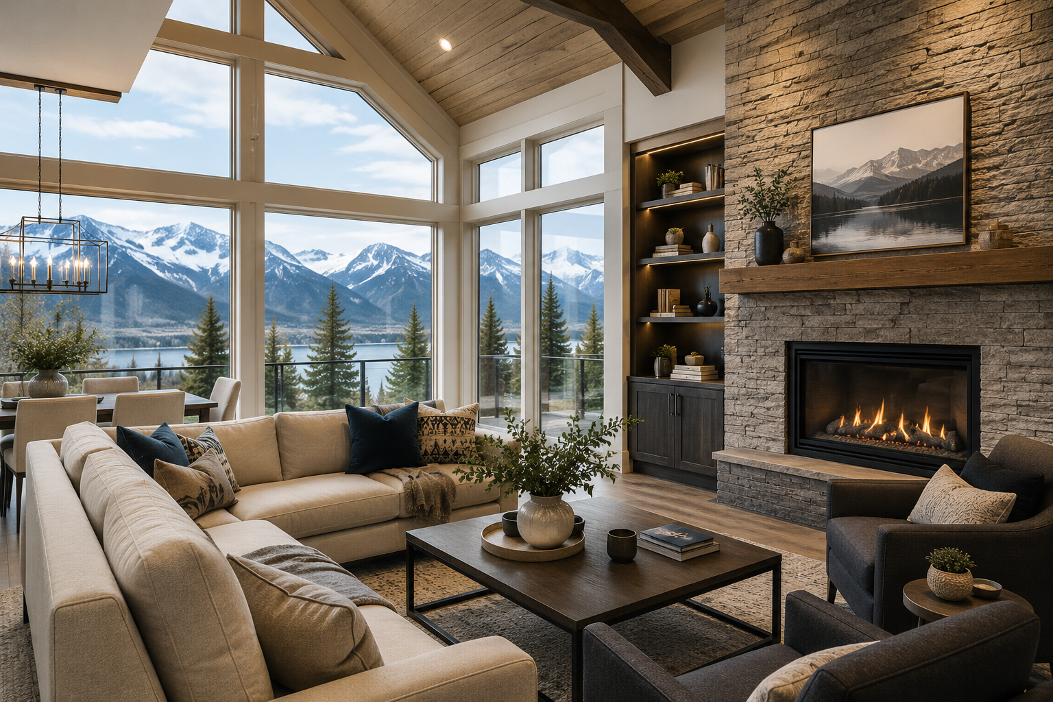Beautiful Alaska home interior