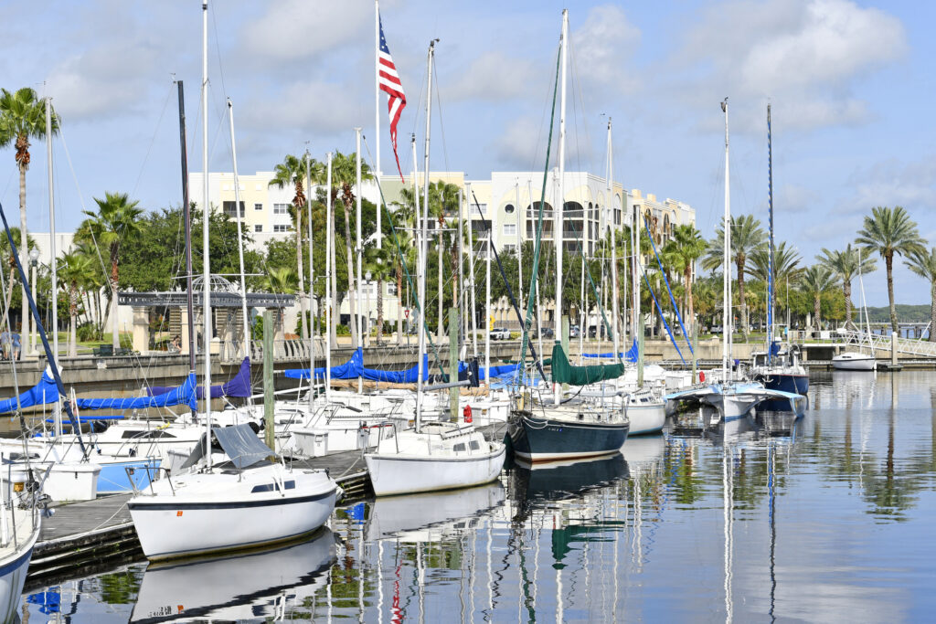 Historic downtown Sanford, Florida