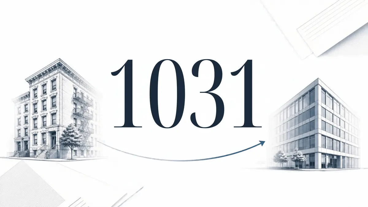 Commercial Buiding with 1031 in the middle