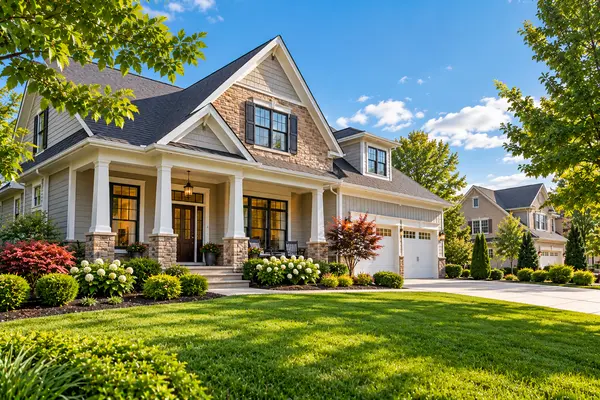 Modern Craftsman Home in Blooming Suburbia