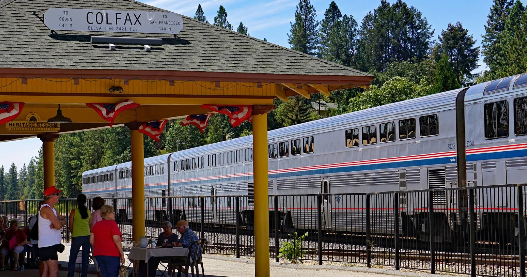 Amtrak Train thru Colfax