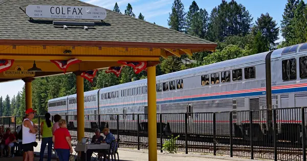 Amtrak Train thru Colfax