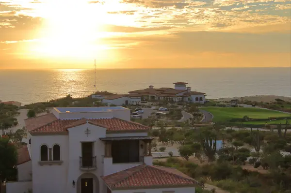 Cabo Real Estate beachfront villa and pool