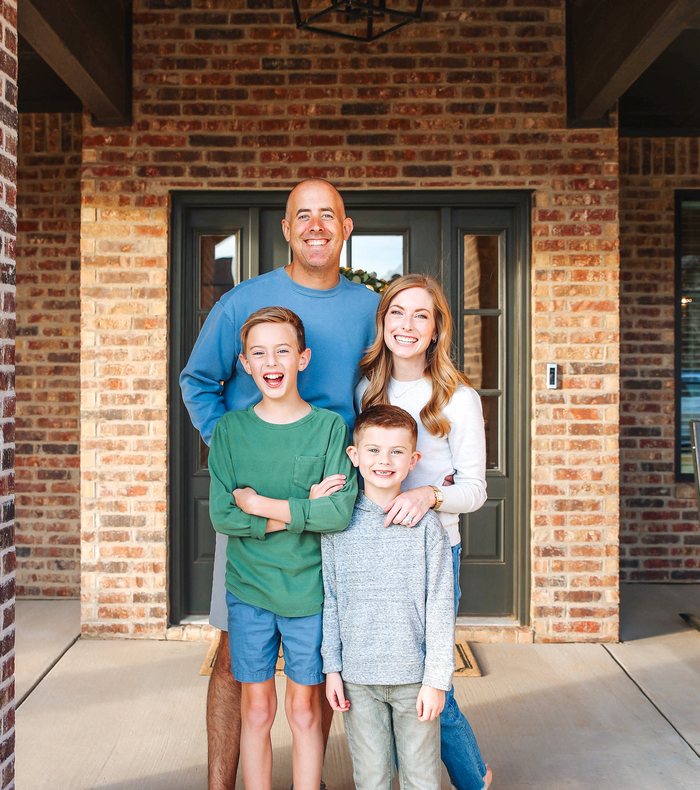 Anna Purdue with her family