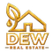Transparent DEW real estate logo