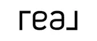 Real Logo Solid White with Black Wordmark