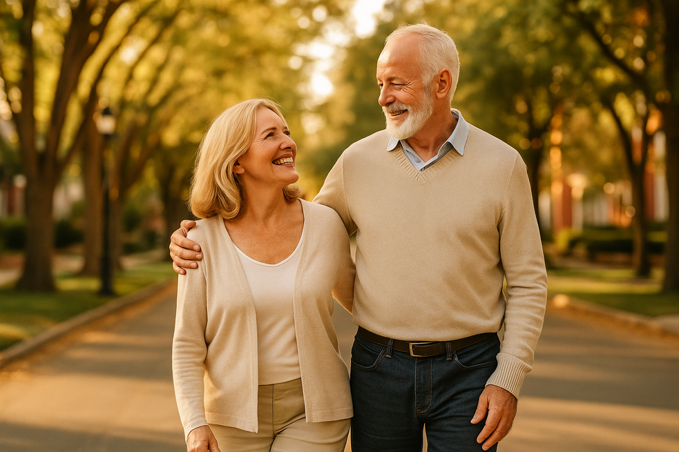 SRES realtor assisting senior couple with downsizing in North York