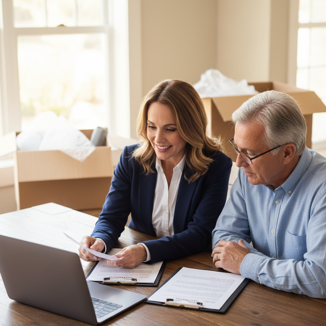 Reviewing Lawrence Park real estate options with Othen Group agent