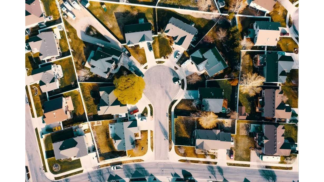 Tree-lined street in Quesnell Heights Edmonton