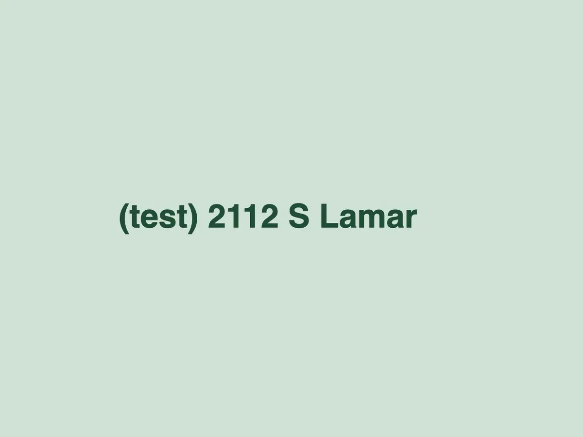 2112 S Lamar Blvd, Austin, TX 78704