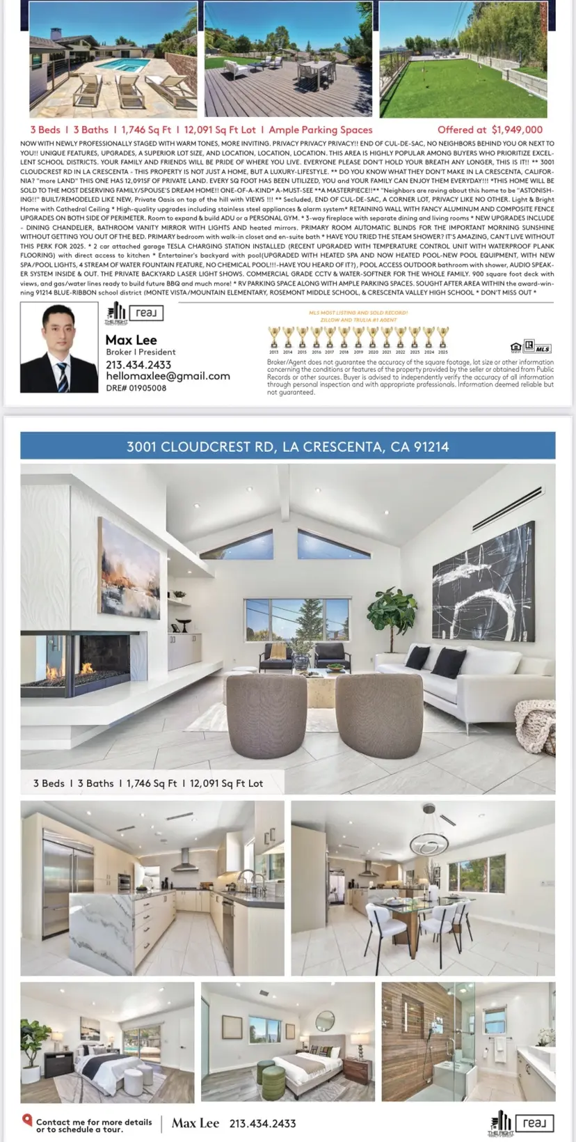 Cloudcrest Rd, La Crescenta, CA 91214-1304