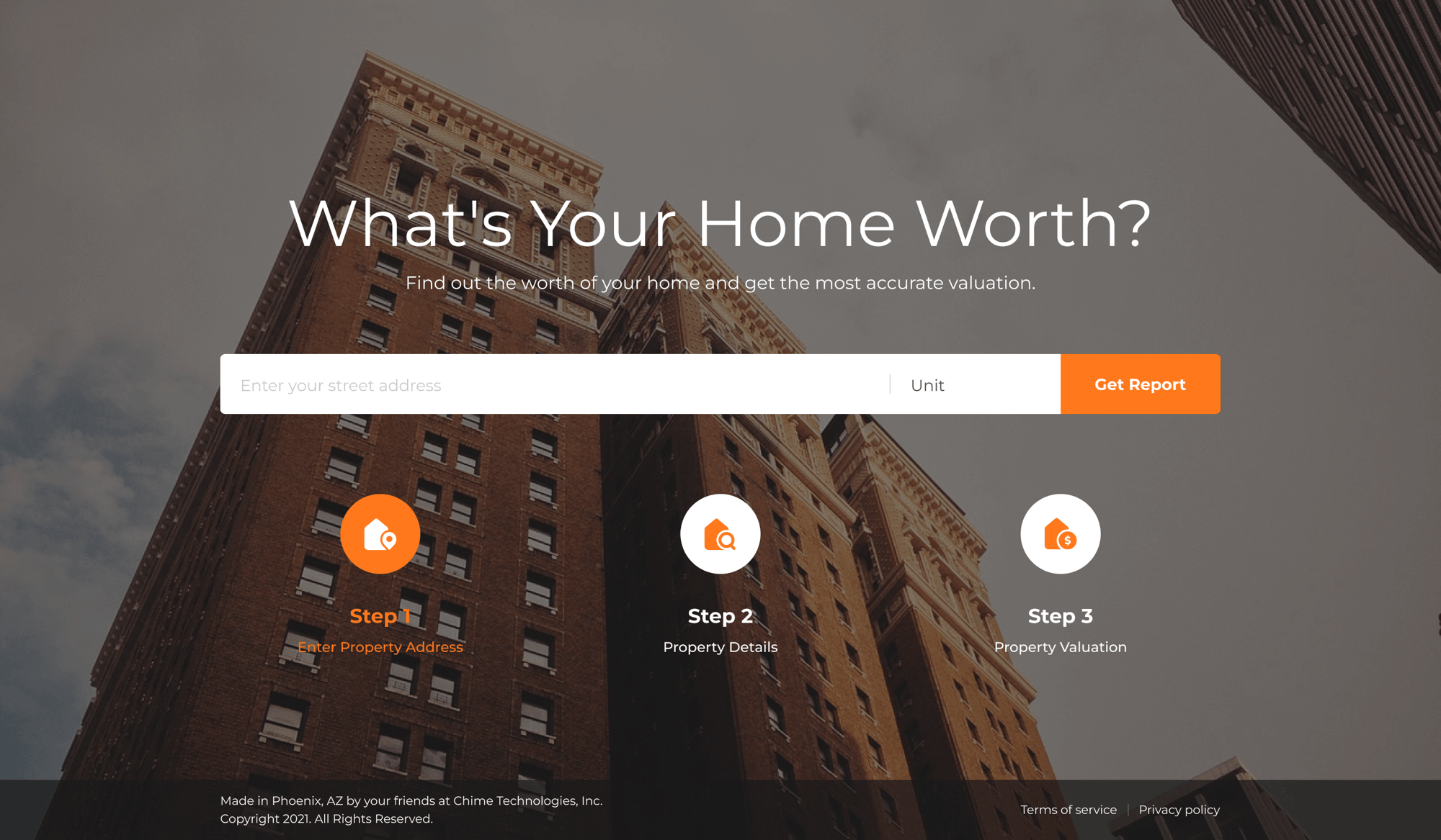 Home Valuation Pages