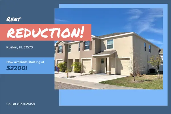 🏡 Exciting News! Rent just dropped to $2200/month for this chic 3-bedroom, 2.5-bath townhouse! Enjoy a generous 1,750 sq.ft with utilities like Cable TV, Internet, and Water included. Make it your home today!  #RealEstateDeal #HomeSweetHome #TownHomeLiving #FloridaLifestyle!