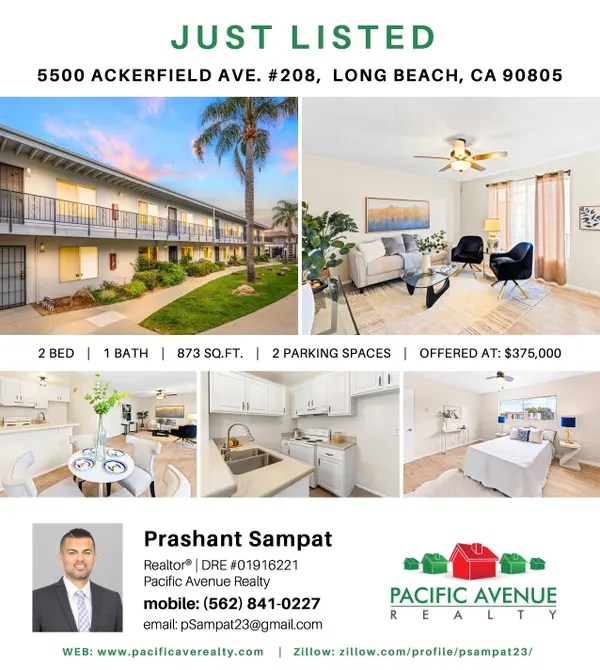 🔥2-Bed Condo Just Listed: $375K in Long Beach. 2 Down, 4 to Go!
Secure gated community ✅ Upgraded kitchen ✅ 2 parking spots ✅ Near mall, parks & beach!
First-time buyer or investor? This is your move.
📲 DM for details - Ground-Level & 2 Bed/2 Baths coming!
View all our listings: https://pacificaverealty.com/featured-listing