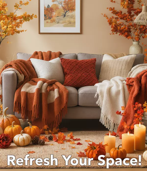 ✨ Ready to refresh your space for the season? 🍁

Here are some fun and easy seasonal decorating ideas:

Swap out throw pillows and blankets for cozy, textured fabrics. 🛋️

Bring in natural elements like pinecones, branches, or pumpkins for a festive touch. 🎃🌿

Light some scented candles to set the mood—think cinnamon or vanilla! 🕯️

Don’t forget your entryway—a cute wreath or welcome mat goes a long way. 🚪

Which idea will you try first? Let’s make your home feel extra inviting this season! 🏡💖