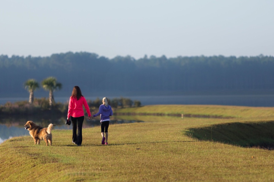 Existing lake setting at Cane Bay Plantation.