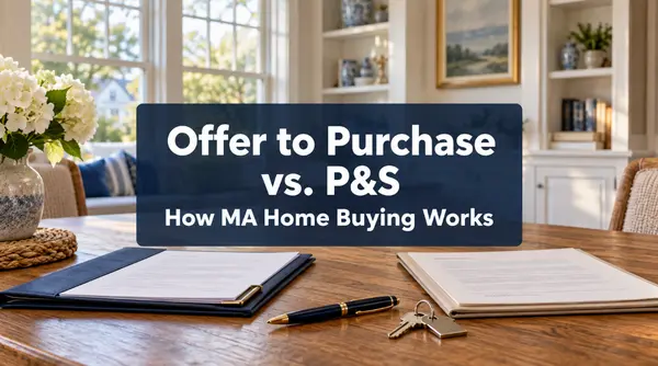 feature image of Offer to Purchase vs. Purchase and Sale: How Buying a Home Actually Works in Massachusetts