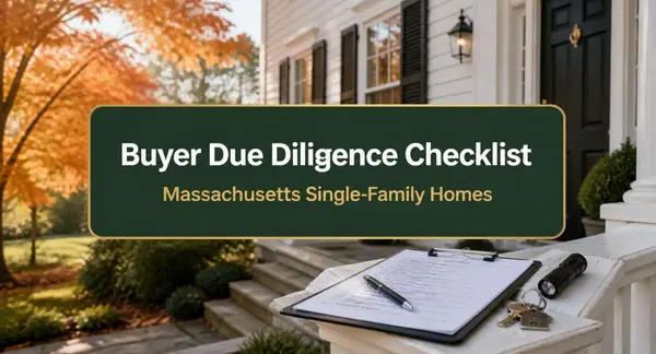 The Massachusetts Home Buyer Due Diligence Checklist