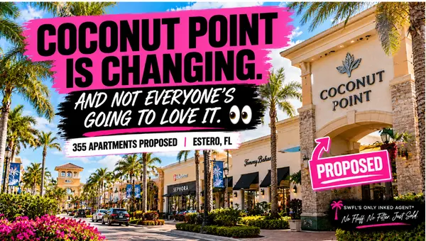 What's Happening to Coconut Point? 355 Apartments Proposed for Estero's Former Movie Theater