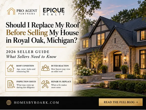 Should I Replace My Roof Before Selling My House in Royal Oak, Michigan?