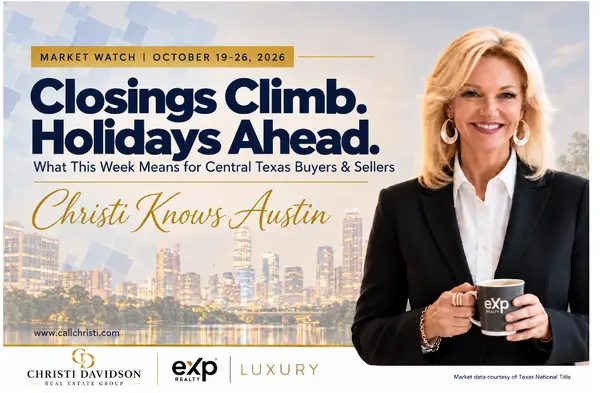 Late-October Market Watch: Closings Climb as the Holidays Approach