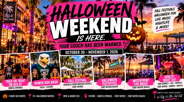 Worth Leaving For This Weekend: Halloween Parties, Fall Festivals & Live Music in Southwest Florida | October 30–November 1, 2026