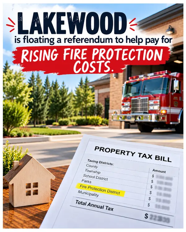 feature image of Lakewood Eyes a Referendum for Fire Protection Costs. Your Tax Bill Is Taking Notes