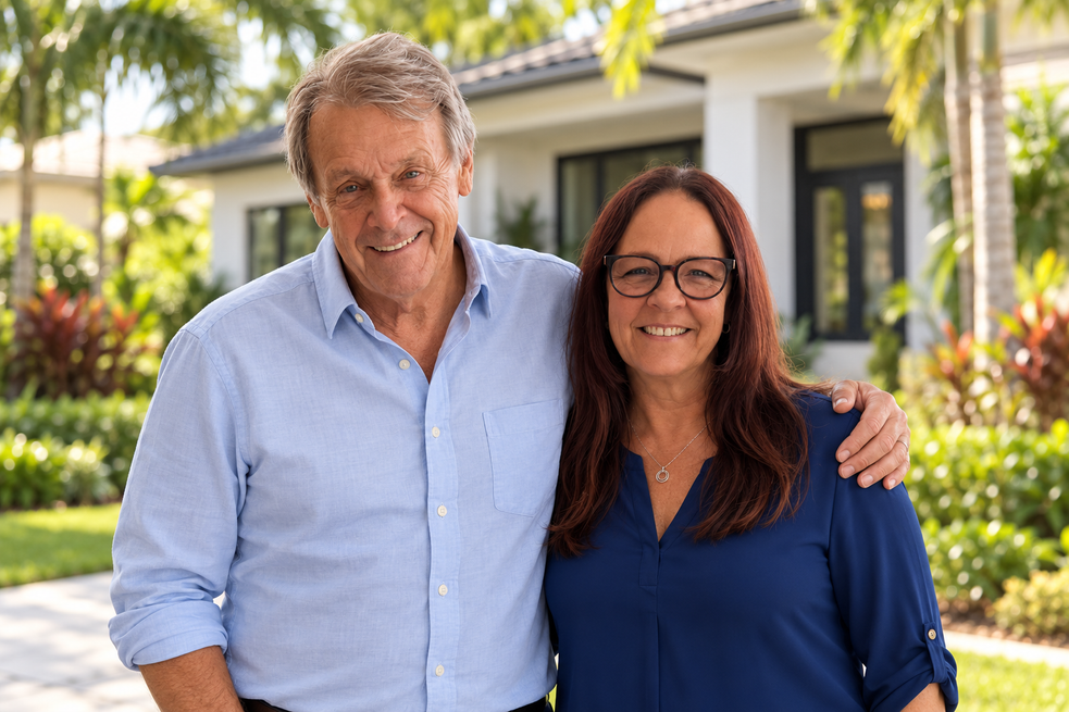 Tiffany Arthur, Realtor, and Christopher OBrien, Builder - father-and-daughter team