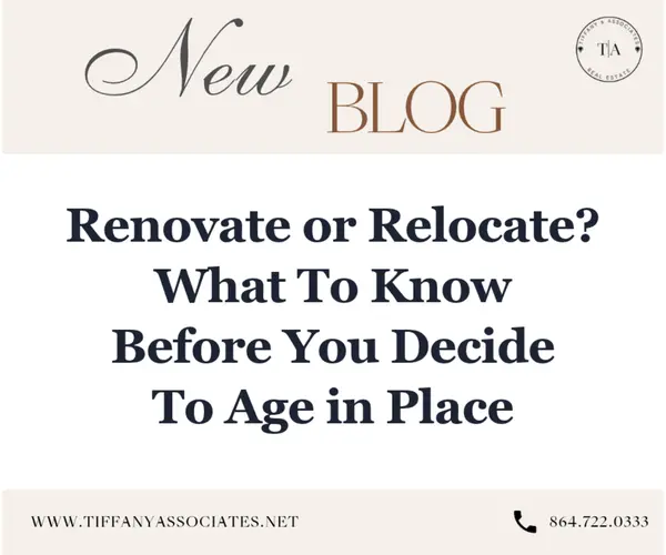 Renovate or Relocate? What to Consider Before Deciding to Age in Place