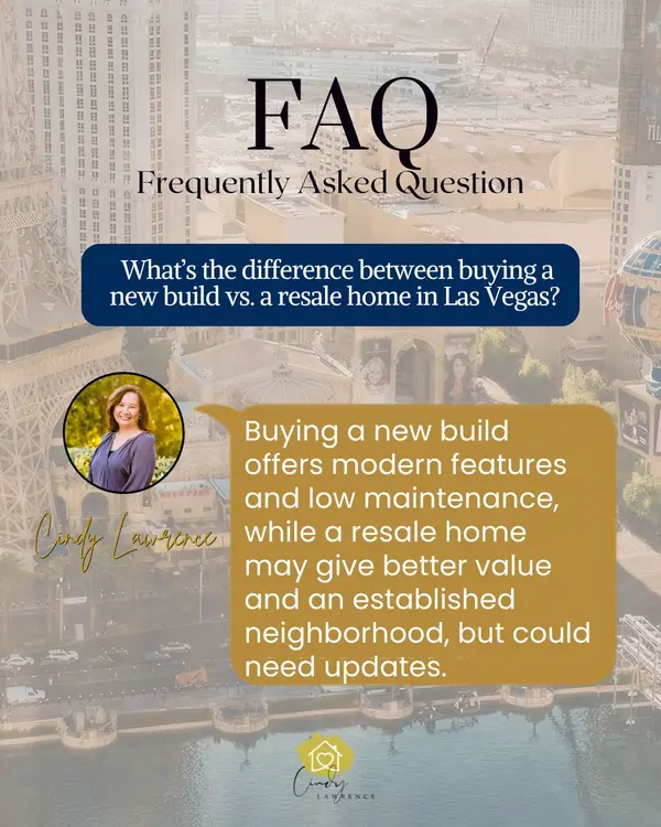 Thinking about buying in Las Vegas? 🏡 Whether you choose a modern new build or a charming resale home, I’ll help you find the perfect fit for your lifestyle and budget. As your local Realtor, I’m here to guide you every step of the way! ✨