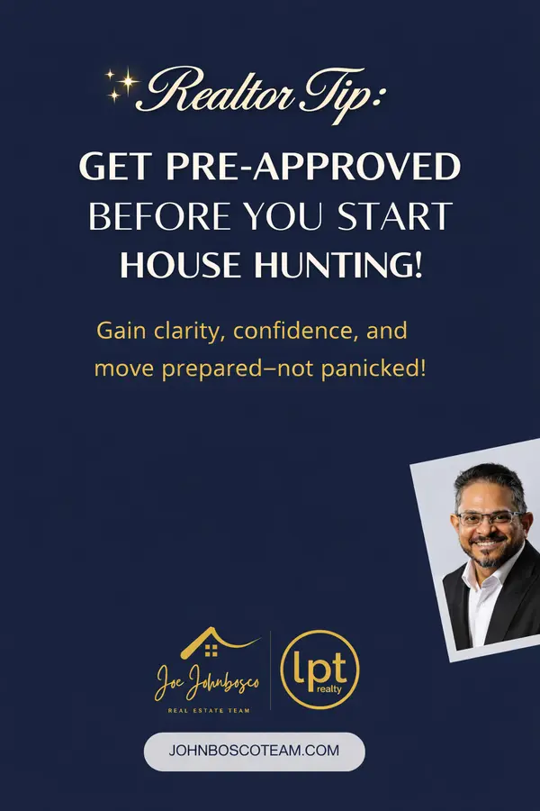 ✨ 𝐑𝐞𝐚𝐥𝐭𝐨𝐫 𝐓𝐢𝐩: Always get pre-approved ✅ before house hunting for a smoother experience! ✨🔑 It saves time ⏳, gives you confidence 😎, and puts you ahead in the market! 🚀 Have questions? Reach out today! 📲🤝 #RealtorTips #HomeBuying #GetPreApproved #HouseHunting 

