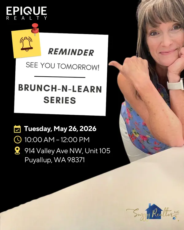 Friendly reminder to all real estate professionals & agents 📣

Tomorrow is our Brunch-N-Learn! 🥂

Topic:
“Turn Stuck Homeowners Into Move-Up Buyers” with Justeen Chromy from Edge Home Finance.

🥂 Free brunch
🤝 Networking
📚 Real-world strategies
🏡 Agent-focused education

Not yet registered? Reserve your spot: www.agentsbrunchnlearn.com

See you tomorrow!



