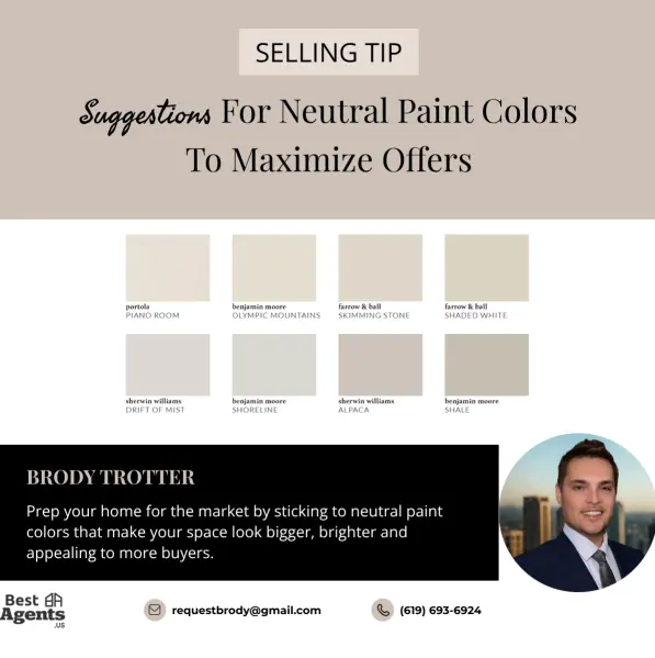 Selling soon? 🏡 The secret is in the shades! Greige walls, warm whites, and sandy tones instantly make spaces feel fresh, open, and move-in ready. Neutral colors help buyers envision their dream life. Ready to upgrade your space? 
#StagingSuccess #HomeDecor #RealEstate #SanDiegoRealEstate