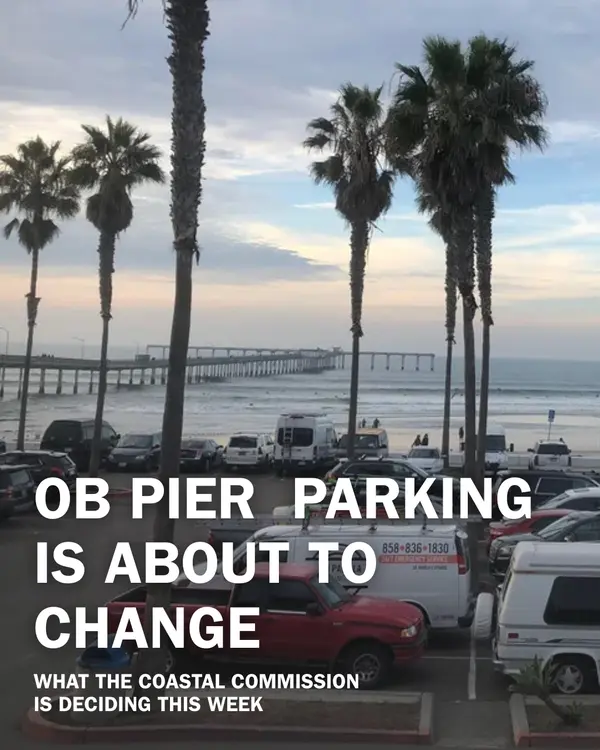 TODAY: The California Coastal Commission is reviewing a plan affecting 35 San Diego coastal parking lots — including new 4-hour limits at Ocean Beach's Newport Avenue pier and Santa Monica Avenue lots, plus overnight gated closures citywide.

Local coastal access and parking shape how OB and Point Loma live and sell. Watching this one closely.
