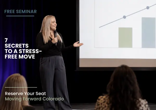 Is a move on the horizon for you, or your aging parents? Let's take the stress out of it together. 🏡

Join me at the Broomfield Eisenhower Room for:
7 Secrets to a Stress-Free Move
📅 Monday, September 28 | 🕐 10:00 AM

In this friendly, no-pressure seminar, you'll learn:
✨ Your "Right-Size Number," and what it means for your next move
✨ What's really happening in today's Colorado market, explained simply
✨ How to avoid the hidden costs of waiting too long to decide
✨ The one shift that changes the whole moving equation

Perfect for seniors and their adult children who want clarity, options, and peace of mind.

Register here: https://arieldorrance.com/d8r6sbsn

Registration closes September 25 so we can plan seating and snacks for everyone, space is limited, so I'd love for you to grab your seat early.

Take the worry out of "what comes next." Register today and join me for this comforting, practical conversation. 💛

Light snacks and drinks will be provided.