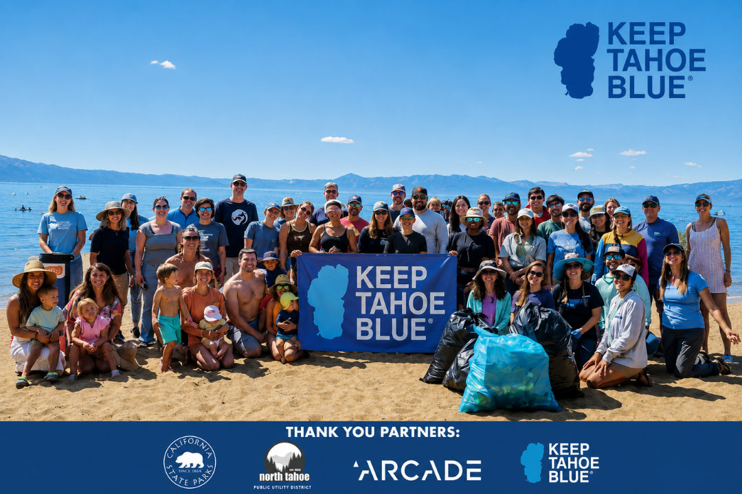12th Annual Labor Day Cleanup at Kings Beach State Recreation Area Lake Tahoe