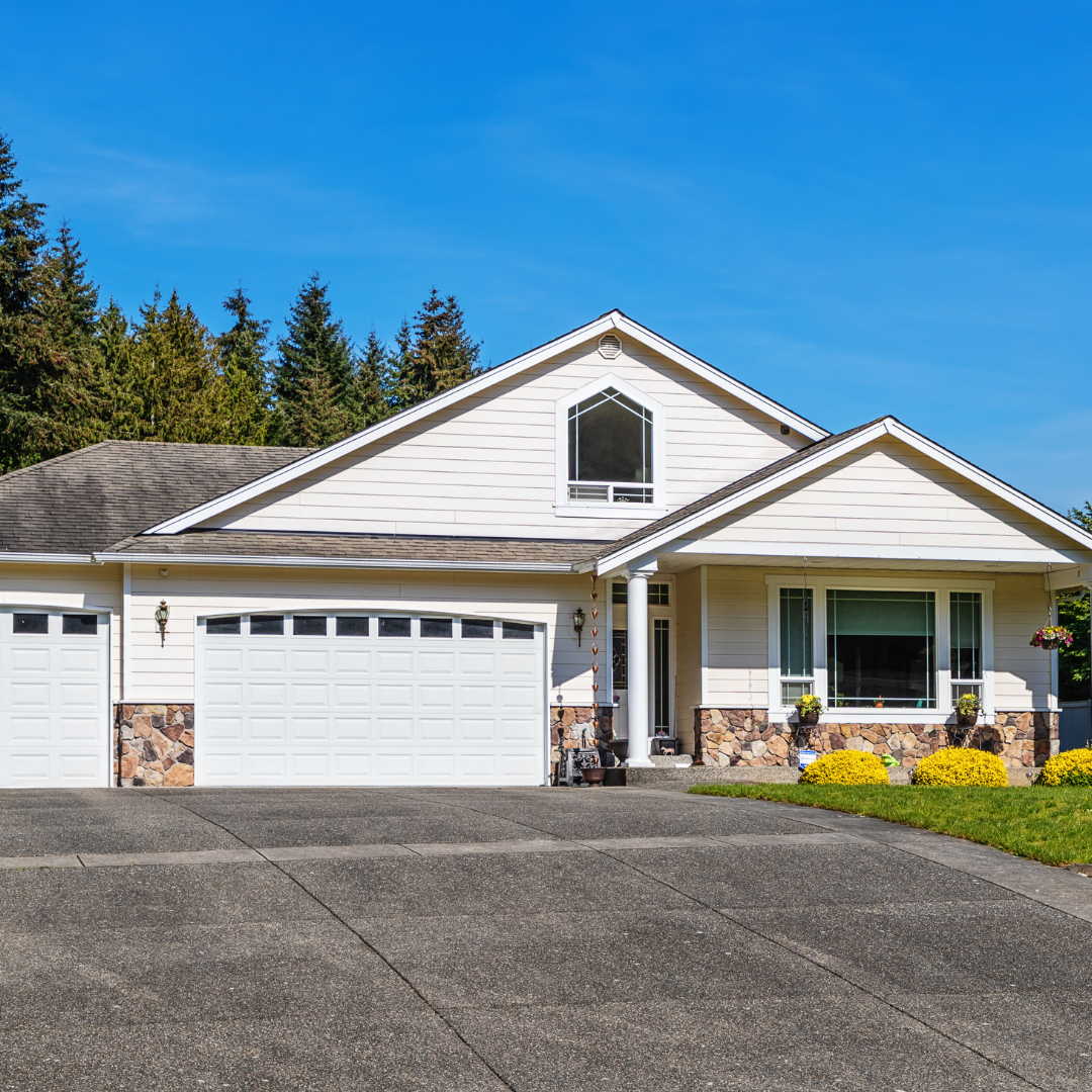 Exterior of a new construction home in a Clark County, WA community