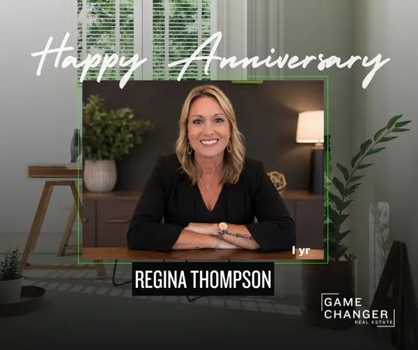 Happy Anniversary to one of our amazing Game Changer Realtors, Regina Thompson!

Game Changer Real Estate
Above The Rest
www.gamechanger.realestate
