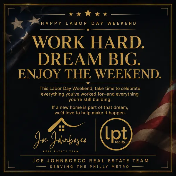 𝗪𝗼𝗿𝗸 𝗵𝗮𝗿𝗱. 𝗗𝗿𝗲𝗮𝗺 𝗯𝗶𝗴. 𝗘𝗻𝗷𝗼𝘆 𝘁𝗵𝗲 𝘄𝗲𝗲𝗸𝗲𝗻𝗱. 🇺🇸☀️ This Labor Day Weekend, take some time to celebrate everything you’ve worked for—and everything you’re still building. If a new home is part of that dream, we’d love to help make it happen. 🏡✨
